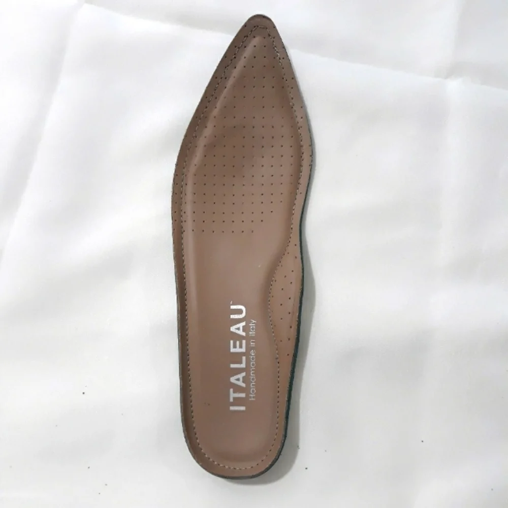 Italeau Handmade in Italy Leather Suede Tan Ankle Zipper Boots Size 36 /6 USA